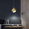 Nordic Led Small Pendant Lamp Glass Lampshade Fixture For Dining Room Bedroom Bar Cafe Cloakroom Decoration Hanging Lights