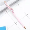 Diamond Ballpoint Pen Advertising Signature Metal Pen 8 Color Student Teacher Wedding Office School Writing Gift