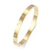 Högkvalitativ armband i rostfritt stål Parspännearmband Fashion Jewelry Valentine's Day Gift for Men and Women D54E