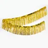 Party Decoration Metallic Foil Tinsel Fringe Hanging Garland Banner Curtain Christmas Wedding Baby Shower Birthday Bachelorette Decorations