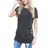 T-shirt per allattamento premaman Allattamento al seno Top a maniche lunghe T-shirt in gravidanza Felpa Abbigliamento donna per abbigliamento gravidanza 20220304 H1