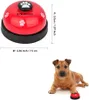 Kot domowy trener psów sprzęt dzwonkowy zabawka treningowa nocnik komunikacja Pet urządzenie pierścieniowe metalowe dzwonki przycisk Clicker antypoślizgowa gumowa podstawa YL0275