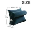 Lounger Bed Reading Rest Back Pillow Triangle Sofa Cushion Pillow Bed Office Chair living Room Lumbar Pad Fashion Home Decor 211110