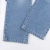Женские джинсы, уличная одежда, женские джинсовые брюки, синие мешковатые брюки с низкой талией и поясом, винтажная одежда, одежда