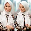 무슬림 헤드 스카프 아랍 hijab 소프트 모달 저지 스카프 Femme Musulman Hijabs 이슬람 Shawls 및 랩 헤드 스카프 터번