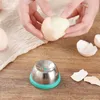 Buco dell'uovo bollito foro separatore separatatore divisori divisori battitore in acciaio inossidabile foro per punzonatrice poker cucina di uova bollite cucina easter jy0592