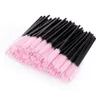 Wholesale Eyelash brush Extension Disposable Eye lashes Make Up Brushes Eyebrow Mascara Wand Applicator Flexible