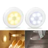 Motion Sensor Wireless Night Lights 6LEDs Kitchen Cabinet Light Battery Function Staircase Closet Bedroom RoomLED Home Lighting Nights Lamp