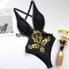 Costume da bagno intero monokini push up da donna costumi da bagno neri costumi da bagno estivi brasiliani da spiaggia biquini sexy con perizoma cavo