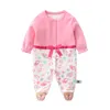 roupas de bebê nascidas outono meninas roupas infantis de algodão macacão bonito ropa bebe 210806