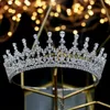 Hochwertige Kristallkrone Mädchen Geburtstag Abschlussfeier Krone Braut Hochzeit Haarschmuck Kopfschmuck Tiaras X0625