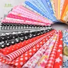 Chainho, 60 pcs/Lot, Patchwork de tissu de coton uni fin coloré pour la couture de courtepointe de bricolage, matériel Tela de tissu de petite taille 210702