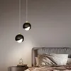 Nordic Led Small Pendant Lamp Glass Lampshade Fixture For Dining Room Bedroom Bar Cafe Cloakroom Decoration Hanging Lights