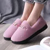 Metal Chain Outdoor Slippers Winter Warm Indoor House Floor Fur Fulffy Slides Soft Bottom Non Slip Comfy Shoe 211110