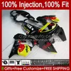 Injection mold Fairings For KAWASAKI NINJA ZX9 R ZX 9R 9 R 900 CC 98-99 Bodywork Kit 17No.35 ZX900 ZX9R 98 99 00 01 ZX-900 900CC ZX-9R 1998 1999 2000 2001 OEM Body yellow red