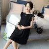 Maternity Dresses Pregnant Women's Korean Summer Loose Vest Dress Gowns Pregnancy Top Sleeveless