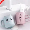 Gobelet de bain de bouche créatif pour enfants, plastique de brossage très mignon, plusieurs couleurs disponibles