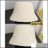 Beanie/Skl Caps Hats & Hats, Scarves Gloves Fashion Aessories Designer Batong Cashmere Female Double-Sided Plush Basin Thickened And Warm In