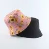 Sommer Panama Eimer Hut Umkehrbare Angelkappe Sun Blume Print Womens Hats Bob Chapeau Fisherman Hut