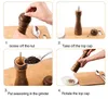 Manual Pepper Grinder Wood Salt And Pepper Mill Wooden Multi-function Adjustable 5" 8" 10" Kitchen Tool With Ceramic Grinder SN5194