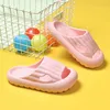 2021 garçons filles diapositives pantoufles semelle épaisse douce séchage rapide plage piscine pantoufles plat piscine eau chaussures EVA maison chaussures enfants tout-petit G1218