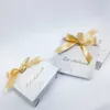 Eid Mubarak Candy Box Set Marbre Papier Cadeau Sac Party Favor Cadeau Boîte, Fournitures De Fête Islamique Musulmane 210724