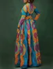 Casual Dresses Women Dress Fashion National Printing Long Autumn Sleeve Vestido Feminino Donsignet