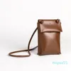 Shoulder Bags Classic Vintage Messenger Bag Simple Luxury Designer Saddle Flap Small PU Leather Crossbody Women