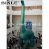 في الهواء الطلق ضخمة نفخ brachiosaurus ديناصور للإعلان، تعزيز دينو، حيوانات التنين العملاقة