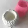 Vaso di fiori in cemento Stampo per testa di Buddha Torta al cioccolato fai da te Accessori per la cottura Strumenti Stampo in silicone per portacandele in resina di argilla 220110