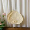 Hand geweven stro bamboe hand fan baby milieubescherming muggen afstotende fan voor zomer bruiloft gunst KKB7521