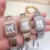 Fashion Lady Dress Watch Donna quadrante bianco Orologi al quarzo Movemetn Bracciale in acciaio inossidabile Vetro zaffiro resistente di alta qualità f264Y