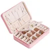 Jewelry Pouches, Bags Displaying Faux Leather Moisture-proof Waterproof Earrings Necklace Ring Case For Commercial Use
