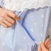 Dollplus Breastfeeding Sleepwear Cute Print Nightgown for Pregnant Woman Maternity Dress Pijamas Pregnancy Nursing Nightdress