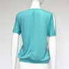 여성 캐주얼 여름 티셔츠 짧은 Batwing 슬리브 루스 탑 콜드 어깨 깃털 인쇄 티 셔츠 플러스 사이즈 T 셔츠 5XL 210324
