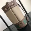 Torba typu Bucket ophidia Luksusowe Torby od projektantów Torebki damskie Torba na ramię Vintage Sznurek Frędzel Moda Skóra Klasyczny Damski Crossbody