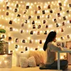 Saiten 5/10m DIY HRISTMAs USB LED Light Girland Fee für PO Clip String Batterie Batterieantrieb im Freien Schlafzimmer im Freien