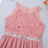 iiniim Teen Girls SleevelSequined Floral Lace Shiny DrVestido festa for ing Formal Birthday Party Summer Dresses