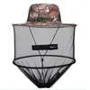 Chapeaux d'extérieur Casquette de pêche Camouflage Sunproof Anti Mosquito Mesh Hat Face Protective2131682