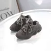 2020 Ins Nouveaux Garçons Filles Baskets À Lacets Bébé / Enfant / Petit / Grand Enfant Baskets En Cuir Véritable Enfants École Sport Marque Chaussures Y0105