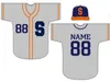 Man NCAA College Syracuse Orange Baseball Jerseys Custom Any Name Number Stitched Shirts Color White Orange Puple Navy Grey Size S-4XL