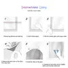 窓のステッカー3D自己接着性のプライバシーフィルムが曇らされた半透明の断熱材SunScreen静電気ガラスステッカーベッドルームのオフィス