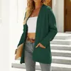 Women's Sweater Cardigans Autumn and Winter Casual Loose Long Sleeve Knitted Sweaters Coats Plus Size Solid Color Clothes