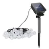 203050 LED boule de cristal lampe solaire Power String Fairy Lights Guirlandes Jardin Décoration de Noël pour l'extérieur Y200603