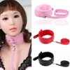 Nxy Bondage Juguetes sexuales para parejas Pu Lederen Kraag Voor Volwassen Spelletjes Halsband En Riem Koppels Erotische Speelgoed Bdsm Seksuele Stimulatie Flirten 1211