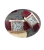 Relógio masculino de ouro rosa, relógio romano de luxo para homens, moda feminina, relógio de pulso de couro com mostrador quadrado feminino, relogio montre masculino clock310n