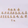 23 stijl platte studs lip stud oorbellen vrouwen trendy sieraden oor manchetten roestvrij stalen piercing oorbellen voor tieners