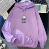 Anime alien surdimensionné Hoodies Femmes Casual Pull Sweat À Manches Longues Automne Femmes Vêtements Esthétique Rose Vintage Tops 201204