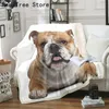 New 3D Pets Printed Flannel Blanket Animal Pattern For Sofa Bedding Travel Soft Blankets Bedspread Home Textile Decor