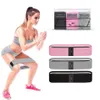 Motståndsband 3-Piece Set Fitness Gummiband Expander Elastic Bands for Fitness Exercise Band Hem Workout Fitness Utrustning H1026